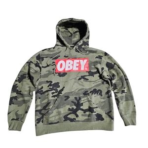 Obey Camouflage Box Logo Hoodie